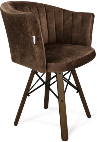 Стул Sheffilton SHT-ST42-1/S70 кофейный трюфель/ темный орех/черный