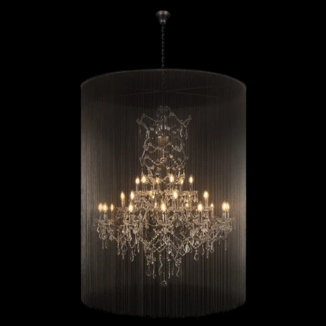 Подвесная люстра большая Loft It Vaille Crystal 10450/1200