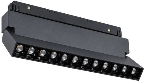 Трековый светильник магнитный 48V Linea A4696PL-1BK Arte Lamp (LED, управление смартфоном, умный дом - Алиса, Tuya Smart)