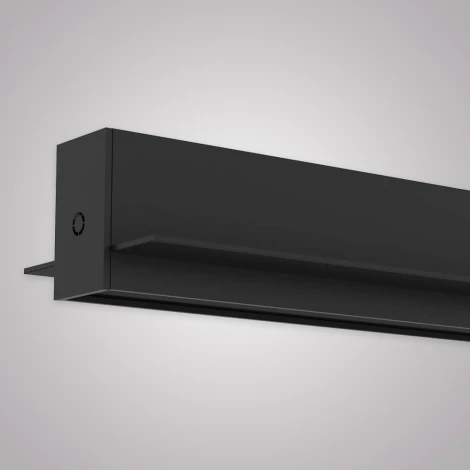 Шинопровод встраиваемый однофазный черный 220V 3 м AM Group AM542 3M BK SMART