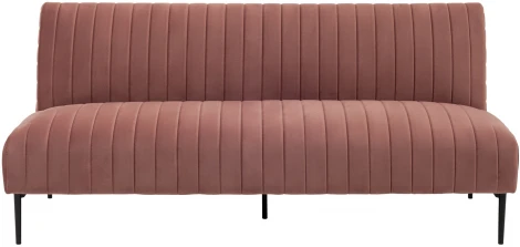 Диван прямой Stool Group Дрезден велюр пыльно-розовый УТ000035920