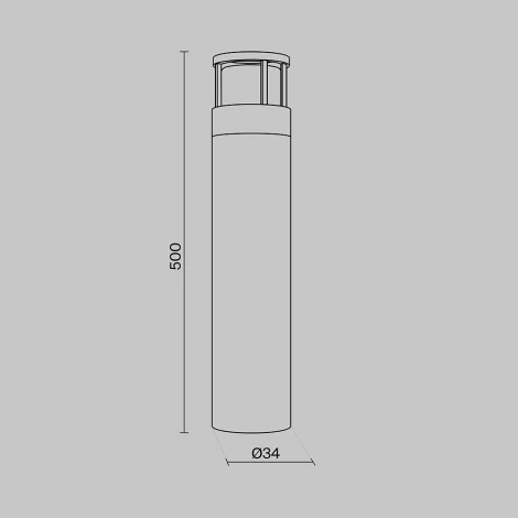 Наземный светильник Maytoni Wolseley Road O011FL-L6B (LED, 220V, IP54)