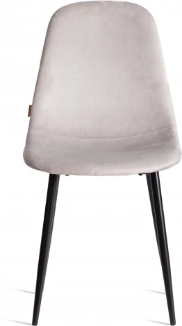 Стул BREEZE (mod. JSC-58) / 1 шт. в упаковке (Велюр,Металл  /Светло-серый,Черный)