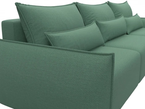 Диван угловой Лига-051 НПБ Лонг угол универсальный Лига Диванов (Рогожка) арт.128663