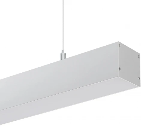 Подвесной линейный светильник LED SP-LINE-HANG-5050-L3000-110W Warm3000 (SL, 120 deg, 230V) IP33 (Arlight, Металл) 052301 (на тросе)