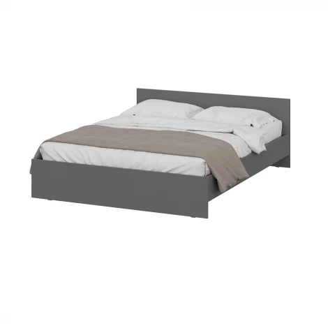 Кровать Арника с проложками 160х200 Денвер, графит