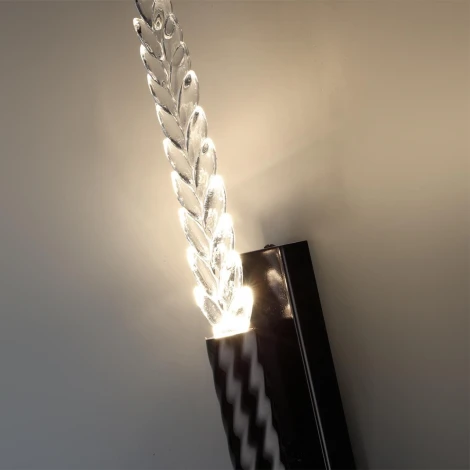 Бра Odeon Light Kolos 5459/4WL черный глянцевый/прозрачн./металл/стекло LED 4W 3000K (220V)