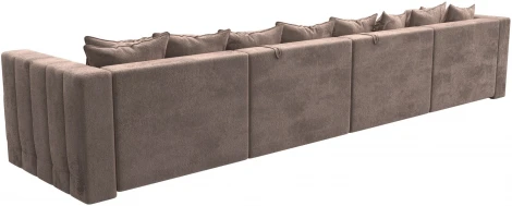 Диван П-образный Лига-052 НПБ Лонг Лига Диванов (Велюр) арт.128841