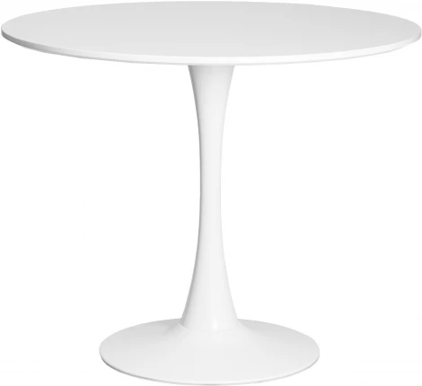 Стол обеденный MIA (белая столешница, белое основание) Dobrin 219TD-LMZL MIA, цвет столешницы белый, основания белый