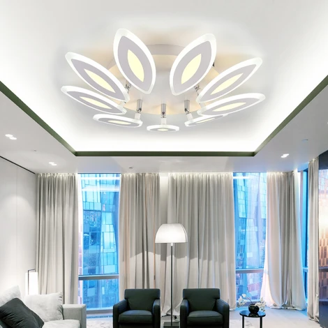 Умная потолочная люстра Natali Kovaltseva Led Lamps HIGH-TECH 82043