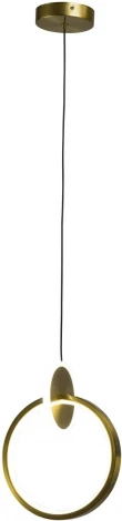 Подвесной светильник светодиодный AM Group AM437 POLISHED GOLD (220V, на проводе, кольцо)