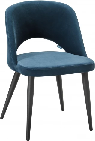 Стул Lars Diag blue/черный R-Home арт.410120150h_Diagblue_черн