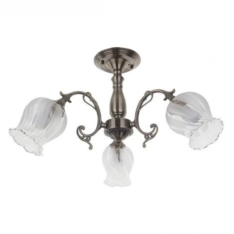 Потолочная люстра IDLamp Dorotea 289/3PF-Oldbronze