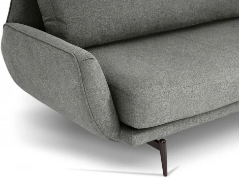 Диван Ispani трехместный ОГОГО (арт.785995), (Ткань/Серый)