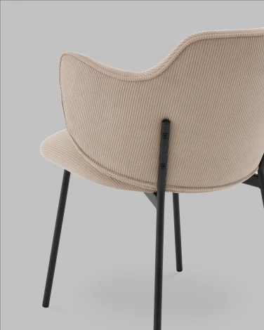 Стул Джиннет велюр бежевый Stool Group арт.УТ000041754