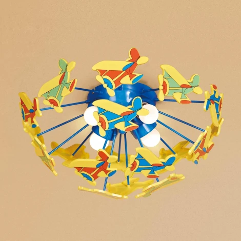 Потолочная люстра Citilux CL603141 (для детской, 220V, для мальчика, самолет)