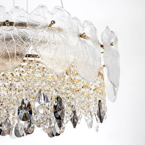 Подвесная люстра хрустальная Modelux MODELUX ML.846.8 GD