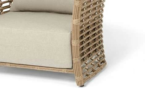 "Валенсия" кресло из искусственного ротанга, цвет соломенный 4SIS арт.УТ-00009380