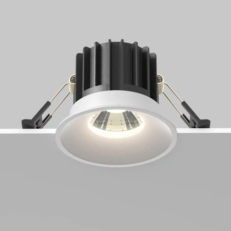 Встраиваемый светильник Maytoni Round DL058-12W-DTW-W (LED, 220V, круглые)