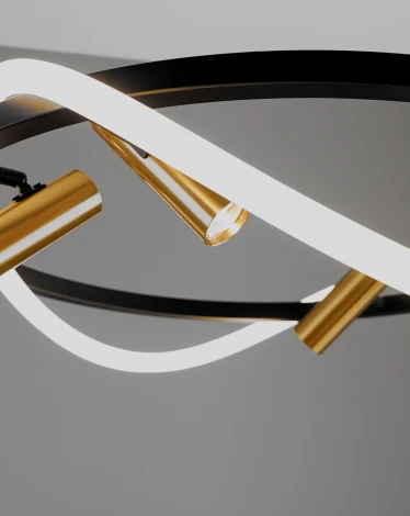 Подвесной светильник светодиодный с гибким неоном Moderli True V10690-PL (220V, на тросе)