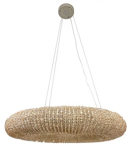 Подвесной светильник L'Arte Luce Crystal Halo L27814.32 (220V, хрусталь, на тросе, кольцо)