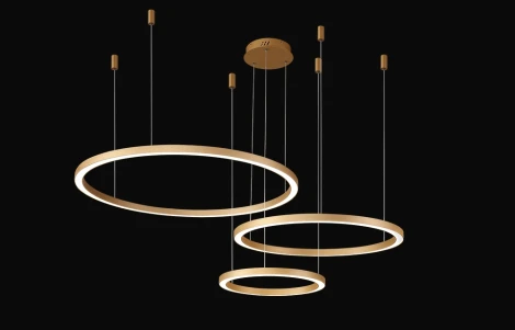 Подвесной светильник FORTUNA SP158W LED D400+600+800 GOLD Crystal Lux