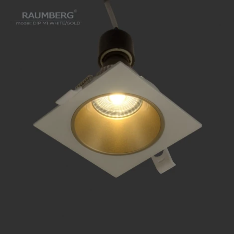 Встраиваемый светильник Raumberg DIP M1 White/Gold