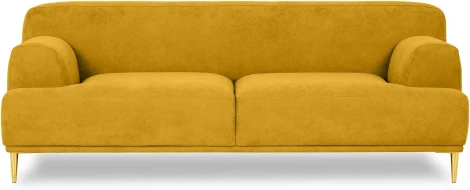 Диван Portofino 2-х местный ОГОГО (арт.604102), (Рогожка/Желтый)