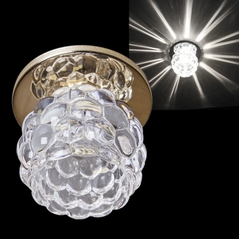 Встраиваемый точечный светильник Reluce 09001-9.0-001T G9 GD (220V, круглые)