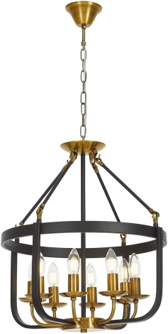 Подвесная люстра Lumina Deco Berling LDP 8024-8 BK+MD