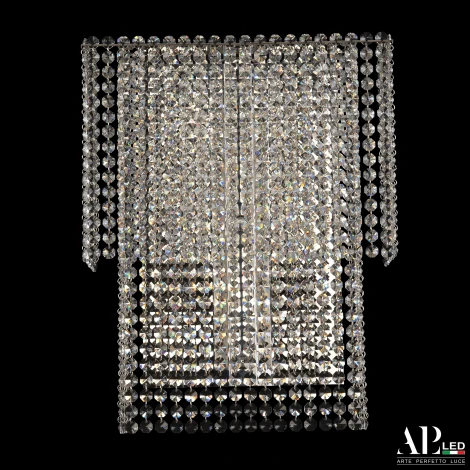 Бра светодиодное APL LED Sicilia SH500.B3.35-45.A.Ni.4000 (220V, хрусталь)