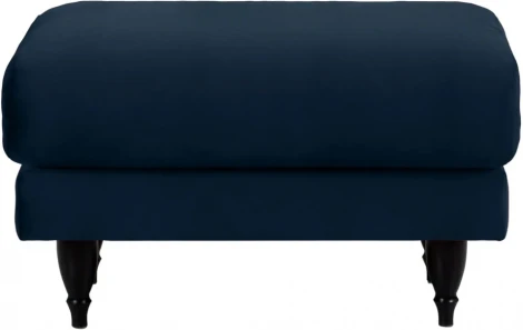 Пуф Italia ОГОГО (арт.334930), (Ткань/Синий,Белый)