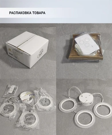 Потолочная люстра Seven Fires Leyni SF5006/3C-WT