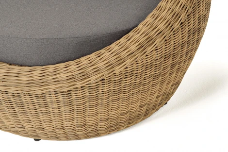 "Барселона" диван из искусственного ротанга трехместный, цвет соломенный 4SIS арт.УТ-00009397