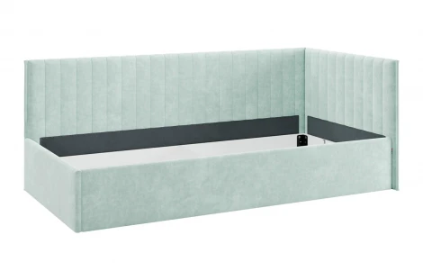 Кровать с подъемным механизмом Твикс (Тахта) 90х200 см Mebelson (ДСП,Велюр/Зеленый) арт.170631,2764