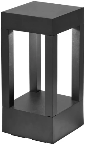 Наземный уличный светильник светодиодный Feron Лос-Анджелес 48448 DH801, 10W, AC/DC12-24V, низковольтный, 4000K, черный (IP54)