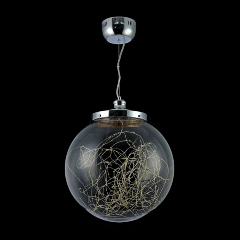 Подвесной светильник Freya Isabel FR6157-PL-24W-TR (LED, 220V, на проводе, шар)