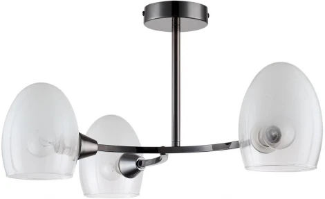 Потолочная люстра на штанге Lumion Kendall 6513/3C черный E14 3*40W 220V