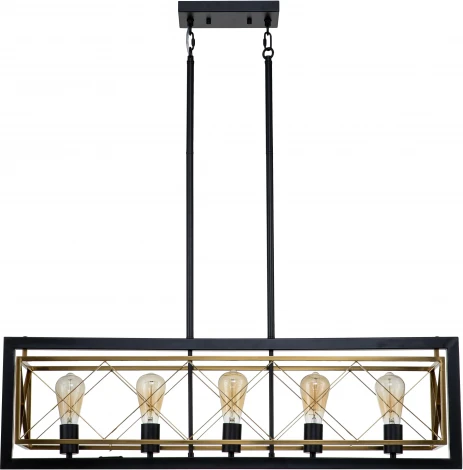 Люстра потолочная на штанге Era V000067 (10003/5R Black)