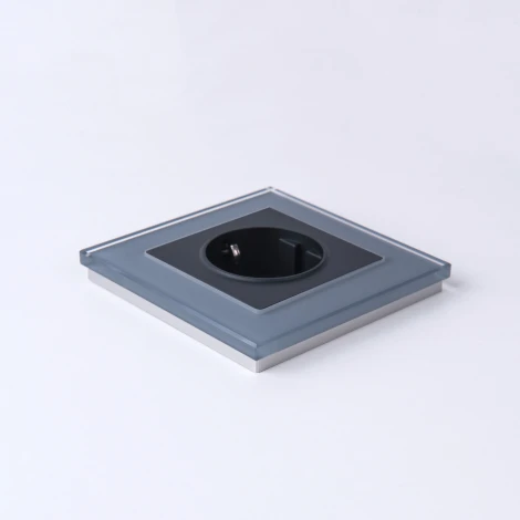 Рамка на 1 пост Favorit (серый,стекло) Werkel W0011115 (a050965)