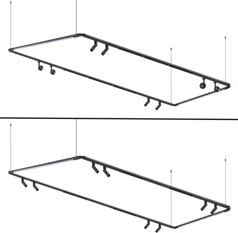 Подвес с соединителем гибким угловым «L» Novotech Glat 359390 IP20 (48V, на тросе)