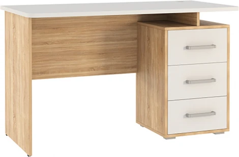 Лайт-2 Стол компьютерный 1200, цвет дуб сонома/белый Mebelson (арт.SKL2.1N02.1623)