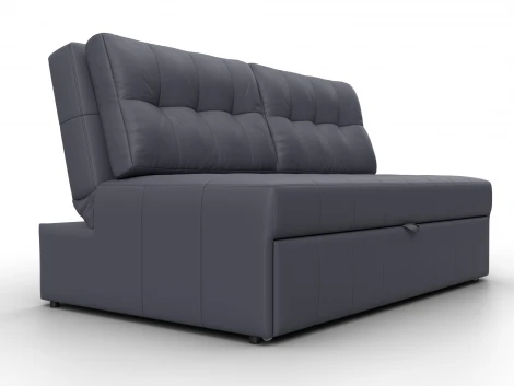 Диван прямой Лига-107 (140) (ЛДСП,Брус,Фанера,Экокожа/Серый) Лига Диванов 134926