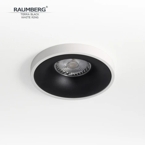 Встраиваемый светильник Raumberg TerraBk\Wh Black\White