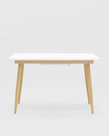 Стол обеденный Stool Group Стокгольм раскладной 120-160*80 белый УТ000003491