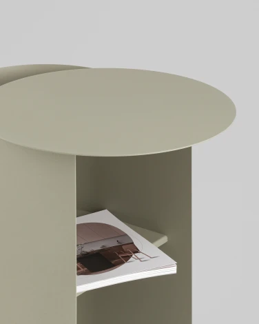 Журнальный столик Stool Group Floire металл оливковый УТ000041881