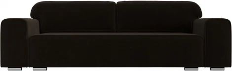 Диван прямой Лига-029 (Коричневый/Микровельвет) Лига Диванов арт.121022