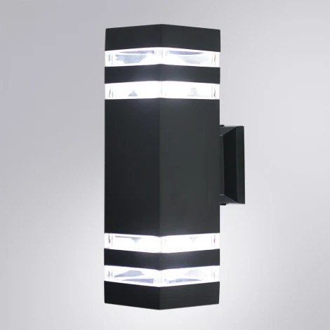 Настенный уличный светильник Arte Lamp A4413AL-2BK (220V, IP54)