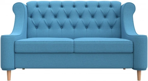 Диван кухонный прямой Бронкс (Голубой/Рогожка) Лига Диванов арт.123801