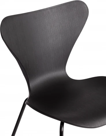 Стул Jacobsen (mod DC 102-1) (Пластик,Металл /Черный,Черный)